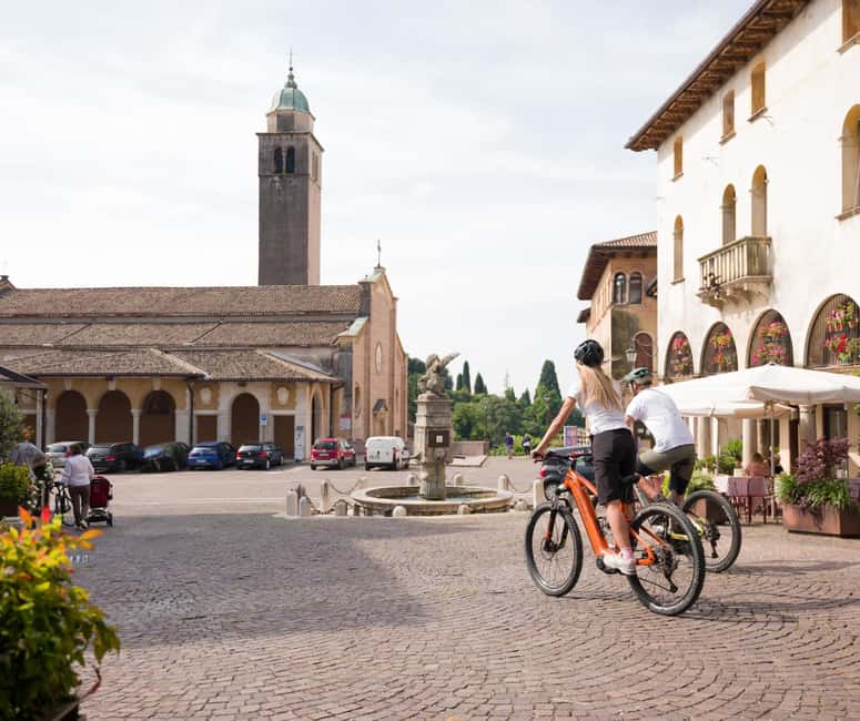 Asolo and the hills: easy e-bike tour - The ride at a glance