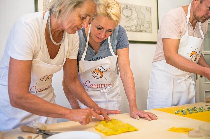 Cesarine: Small group Pasta and Tiramisu class in Treviso - Sit down to the meal you helped make