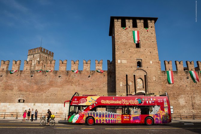 City Sightseeing Verona Hop-On Hop-Off Bus Tour - Recorded commentary, not a private guide