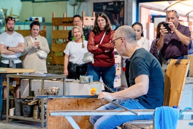 Half Day Murano and Burano Island Tour by Private Boat - Murano: watch a glassblower at work