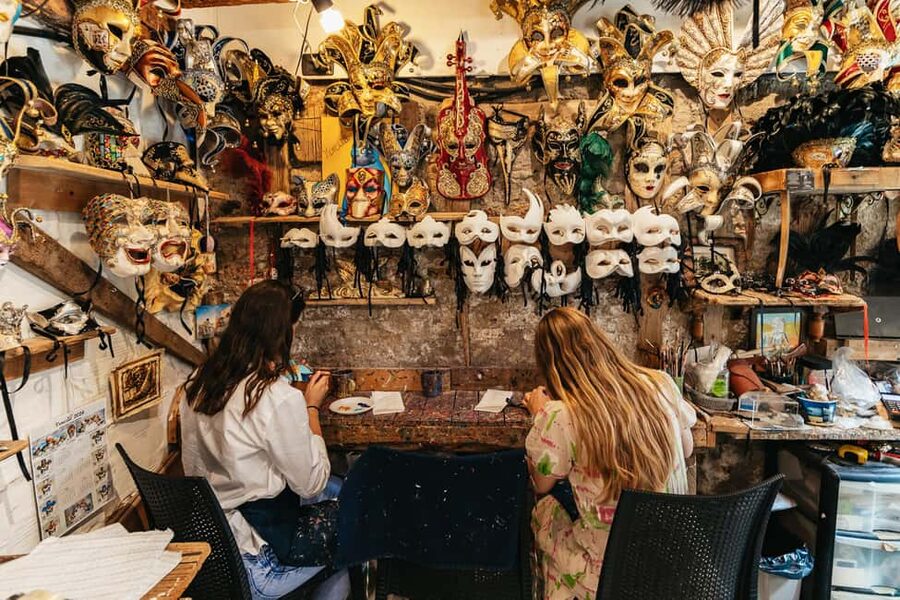 Venice: Carnival Mask Workshop - Carnival traditions, told at the worktable