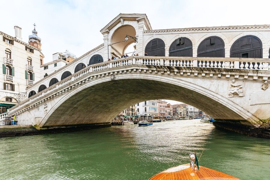 Venice: Grand Canal Boat Tour - Two bridges, centuries apart