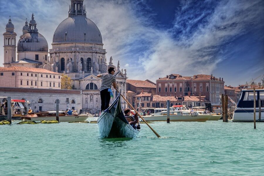 Venice: Grand Canal by Gondola with Live Commentary - Through the small canals