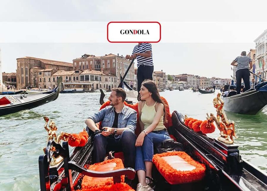 Venice: Grand Canal Gondola Ride with App Commentary - App narration, not a gondolier’s running commentary