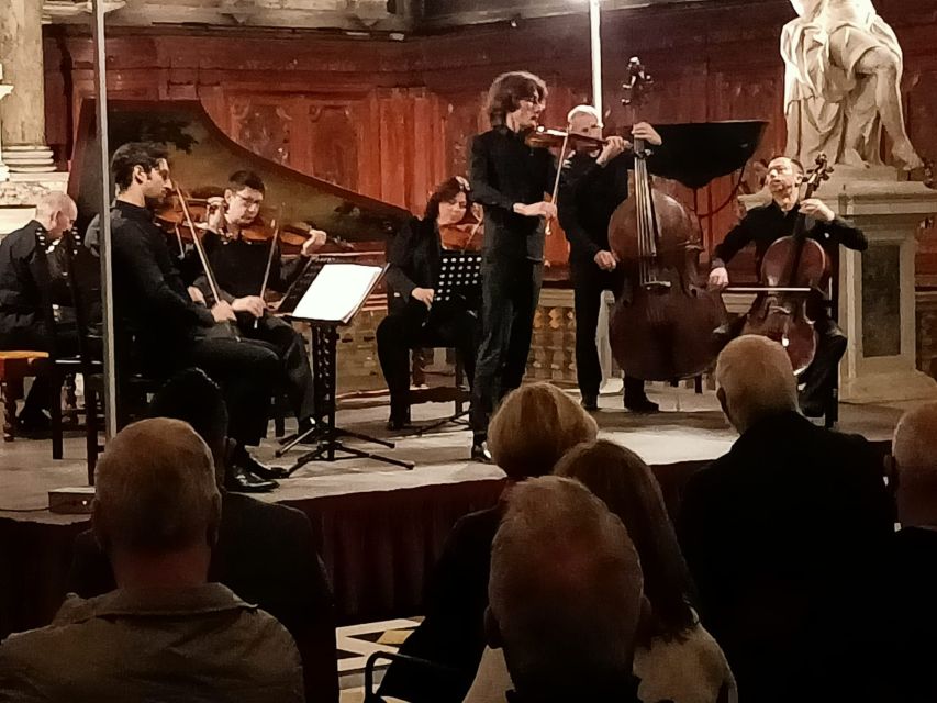 Venice: Interpreti Veneziani Concert at Church of San Vidal - Watching the musicians, not just hearing them
