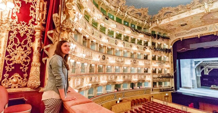 Venice: La Fenice Opera House Entry Ticket with Audio Guide - The entrance and the first steps inside