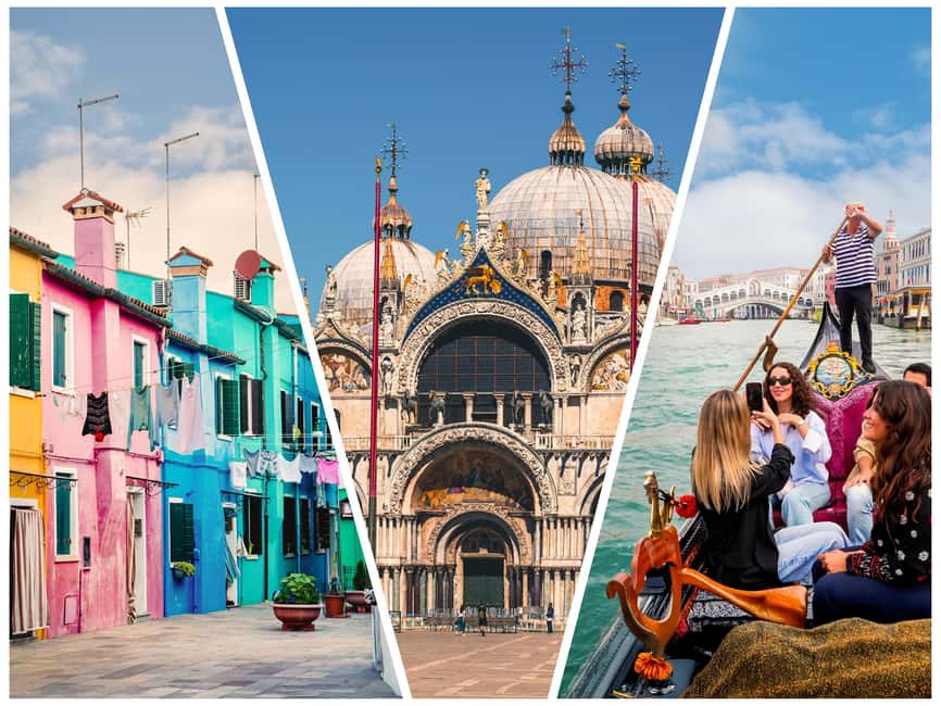 Venice: St Mark's, Doge's Palace, Murano & Burano Day Tour - Venice in one day, with the lagoon included