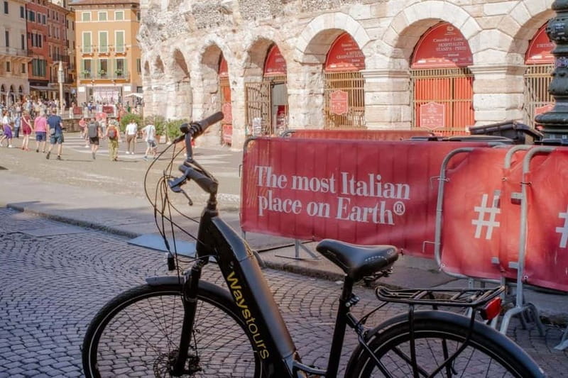 Verona: Classic and Hidden Gems Bike Tour - From the meeting point into the old town