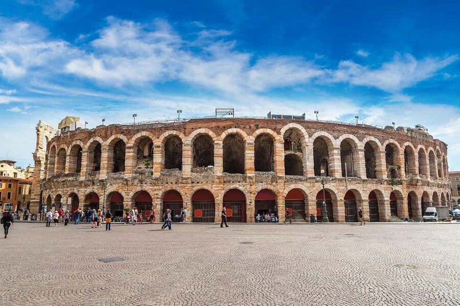 Verona: Small Group Guided Walking Tour with Arena Tickets - Piazza Bra sets the scene
